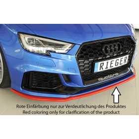 Lame de pare-chocs avant "noir mat" Rieger Tuning AUDI RS3 (8V) Facelift Lame de pare-chocs avant "noir mat" Rieger Tuning AUDI RS3 (8V) Facelift