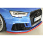 Lame de pare-chocs avant "noir mat" Rieger Tuning AUDI RS3 (8V) Facelift