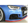 Lame de pare-chocs avant "noir mat" Rieger Tuning AUDI RS3 (8V) Facelift