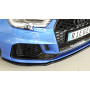 Lame de pare-chocs avant "noir brillant" Rieger Tuning AUDI RS3 (8V) Facelift