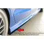 Option peinture "noir brillant" RAL 9005 pour lame de bas de caisse Rieger Tuning AUDI RS3 (8V) Facelift Berline
