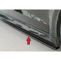 Lame de bas de caisse côté droit "noir brillant" Rieger Tuning AUDI RS3 (8V) Facelift Sportback
