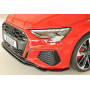 Lame de pare-chocs avant "noir brillant" Rieger Tuning AUDI S3 (GY)