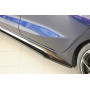 Lame de bas de caisse côté gauche "noir brillant" Rieger Tuning AUDI S3 (GY)