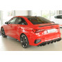 Diffuseur de pare-chocs arrière "noir mat" Rieger Tuning AUDI A3 (GY) S-Line Berline