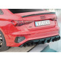 Diffuseur de pare-chocs arrière "noir brillant" Rieger Tuning AUDI A3 (GY) S-Line Berline