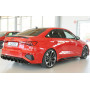 Diffuseur de pare-chocs arrière "noir brillant" Rieger Tuning AUDI S3 (GY) Berline