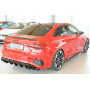 Diffuseur de pare-chocs arrière "noir brillant" Rieger Tuning AUDI S3 (GY) Berline