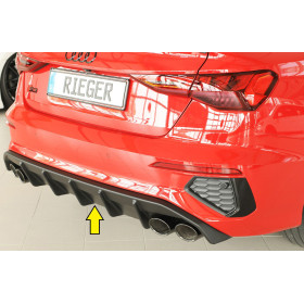 Diffuseur de pare-chocs arrière "noir mat" Rieger Tuning AUDI A3 (GY) S-Line Sportback Diffuseur de pare-chocs arrière "noir mat" Rieger Tuning AUDI A3 (GY) S-Line Sportback