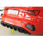 Diffuseur de pare-chocs arrière "noir brillant" Rieger Tuning AUDI A3 (GY) S-Line Sportback