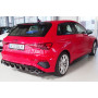 Diffuseur de pare-chocs arrière "noir brillant" Rieger Tuning AUDI A3 (GY) S-Line Sportback