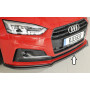 Lame de pare-chocs avant "noir mat" Rieger Tuning AUDI A5 (B9/F5) S-Line