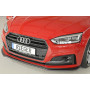Lame de pare-chocs avant "noir mat" Rieger Tuning AUDI A5 (B9/F5) S-Line