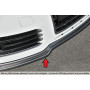 Lame de pare-chocs avant "noir brillant" Rieger Tuning AUDI A6 (4F)