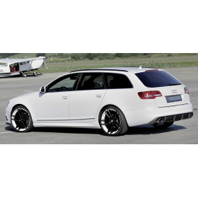 Bas de caisse côté gauche "noir mat" Rieger Tuning AUDI A6 (4F)