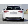 Diffuseur de pare-chocs arrière "noir brillant" Rieger Tuning AUDI A6 (4F) Facelift
