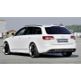 Diffuseur de pare-chocs arrière "carbon-look" (silencieux sport) Rieger Tuning AUDI A6 (4F) Facelift