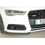 Lame de pare-chocs avant "noir mat" Rieger Tuning AUDI S6 (4G/C7)