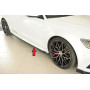 Lame de bas de caisse côté droit "noir mat" Rieger Tuning AUDI A6 (4G/C7) S-Line