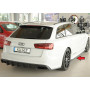 Lame de bas de caisse côté droit "noir mat" Rieger Tuning AUDI A6 (4G/C7) S-Line