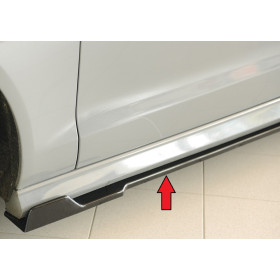 Lame de bas de caisse côté gauche "noir brillant" Rieger Tuning AUDI A6 (4G/C7) S-Line