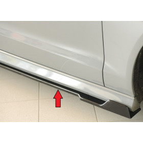 Lame de bas de caisse côté droit "noir brillant" Rieger Tuning AUDI A6 (4G/C7) S-Line