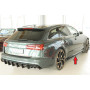 Lame de bas de caisse côté droit "noir brillant" Rieger Tuning AUDI A6 (4G/C7) S-Line