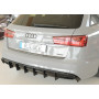 Diffuseur de pare-chocs arrière (silencieux d'origine) "noir brillant" Rieger Tuning AUDI A6 (4G/C7) S-Line (sans attelage)