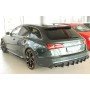 Diffuseur de pare-chocs arrière (silencieux 4x90x72mm) "noir mat" Rieger Tuning AUDI A6 (4G/C7) S-Line (sans attelage)