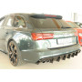 Diffuseur de pare-chocs arrière (silencieux 4x90x72mm) "noir brillant" Rieger Tuning AUDI A6 (4G/C7) S-Line (sans attelage)