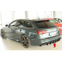 Diffuseur de pare-chocs arrière (silencieux 4x90x72mm) "noir brillant" Rieger Tuning AUDI A6 (4G/C7) S-Line (sans attelage)