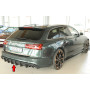 Diffuseur de pare-chocs arrière (silencieux 4x90x72mm) "noir mat" Rieger Tuning AUDI S6 (4G/C7) (sans attelage)