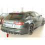 Diffuseur de pare-chocs arrière (silencieux 4x90x72mm) "noir mat" Rieger Tuning AUDI S6 (4G/C7) (sans attelage)
