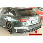 Diffuseur de pare-chocs arrière (silencieux 4x90x72mm) "noir mat" Rieger Tuning AUDI S6 (4G/C7) (sans attelage)