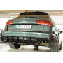 Diffuseur de pare-chocs arrière (silencieux 4x90x72mm) "noir brillant" Rieger Tuning AUDI S6 (4G/C7) (sans attelage)