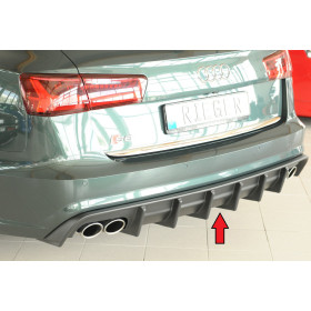 Diffuseur de pare-chocs arrière (silencieux 4x90x72mm) "noir mat" Rieger Tuning AUDI A6 (4G/C7) S-Line (avec attelage) Diffuseur de pare-chocs arrière (silencieux 4x90x72mm) "noir mat" Rieger Tuning AUDI A6 (4G/C7) S-Line (avec attelage)