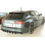 Diffuseur de pare-chocs arrière (silencieux 4x90x72mm) "noir brillant" Rieger Tuning AUDI A6 (4G/C7) S-Line (avec attelage)