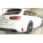 Lame de coin de pare-chocs arrière côté droit "noir mat" Rieger Tuning AUDI S6 (4G/C7)