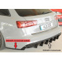 Lame de coin de pare-chocs arrière côté gauche "noir brillant" Rieger Tuning AUDI A6 (4G/C7) S-Line