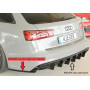 Lame de coin de pare-chocs arrière côté gauche "noir brillant" Rieger Tuning AUDI A6 (4G/C7) S-Line