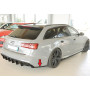 Lame de coin de pare-chocs arrière côté droit "noir brillant" Rieger Tuning AUDI A6 (4G/C7) S-Line