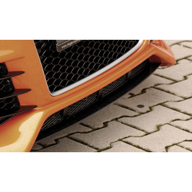 Lame centrale inférieure pour pare-chocs avant R-Frame "noir mat" Rieger Tuning AUDI TT (8J)