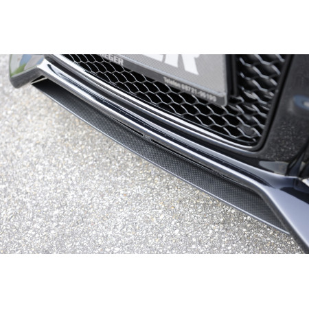 Lame centrale inférieure pour pare-chocs avant R-Frame "carbon-look" Rieger Tuning AUDI TT (8J)
