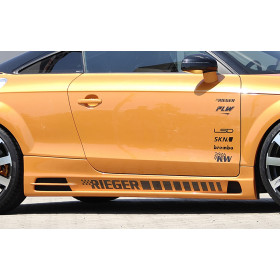 Bas de caisse côté droit "noir mat" Rieger Tuning AUDI TT (8J)