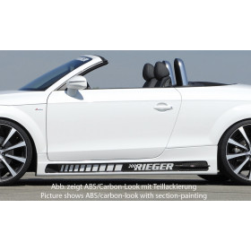 Bas de caisse côté gauche "carbon-look" Rieger Tuning AUDI TT (8J)