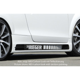 Bas de caisse côté droit "carbon-look" Rieger Tuning AUDI TT (8J)