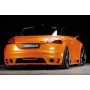 Ajout de pare-chocs arrière (silencieux duplex simple sortie) "noir mat" Rieger Tuning AUDI TT (8J)