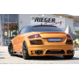 Pare-chocs arrière (avec PDC) "noir mat" Rieger Tuning AUDI TT (8J)