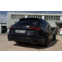Silencieux arrière duplex sport 100% inox FOX EXHAUST SYSTEMS 2x90mm type 16 pour AUDI A6 TYPE 4G 2.0L TFSI