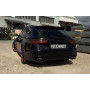 Silencieux arrière duplex sport 100% inox FOX EXHAUST SYSTEMS 2x90mm type 16 pour AUDI A6 TYPE 4G 2.0L TFSI
